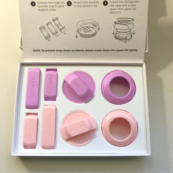 TYPECASE 2 Pack -  Pet Collar Holder for AirTags  NEW!!! - Picture 7 of 14